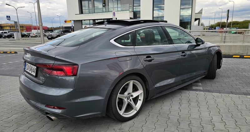 Audi A5 cena 123500 przebieg: 95400, rok produkcji 2017 z Tarnów małe 46